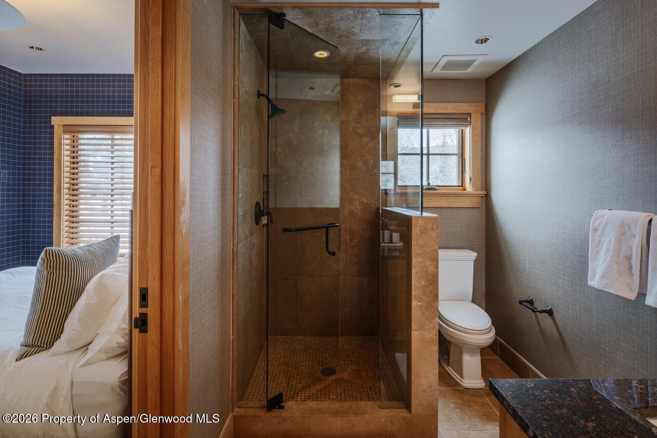 425 Wood Road, Unit 58F Snowmass Village, CO 81615 - Photo 21 of 32 a bathroom with a shower and toilet