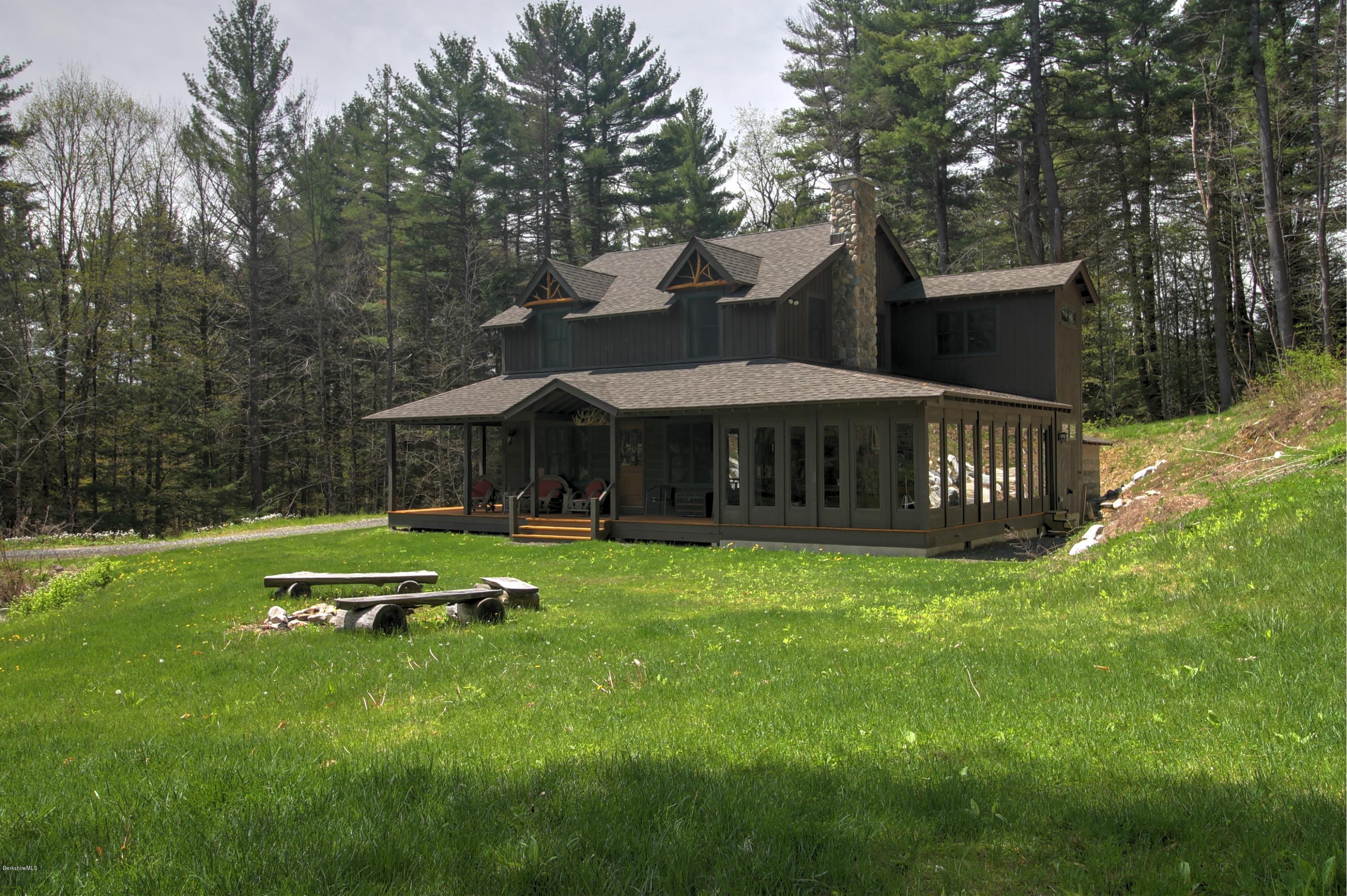 2034 Dublin Road Richmond, MA 01254 - Photo 33 of 42 house and firepit