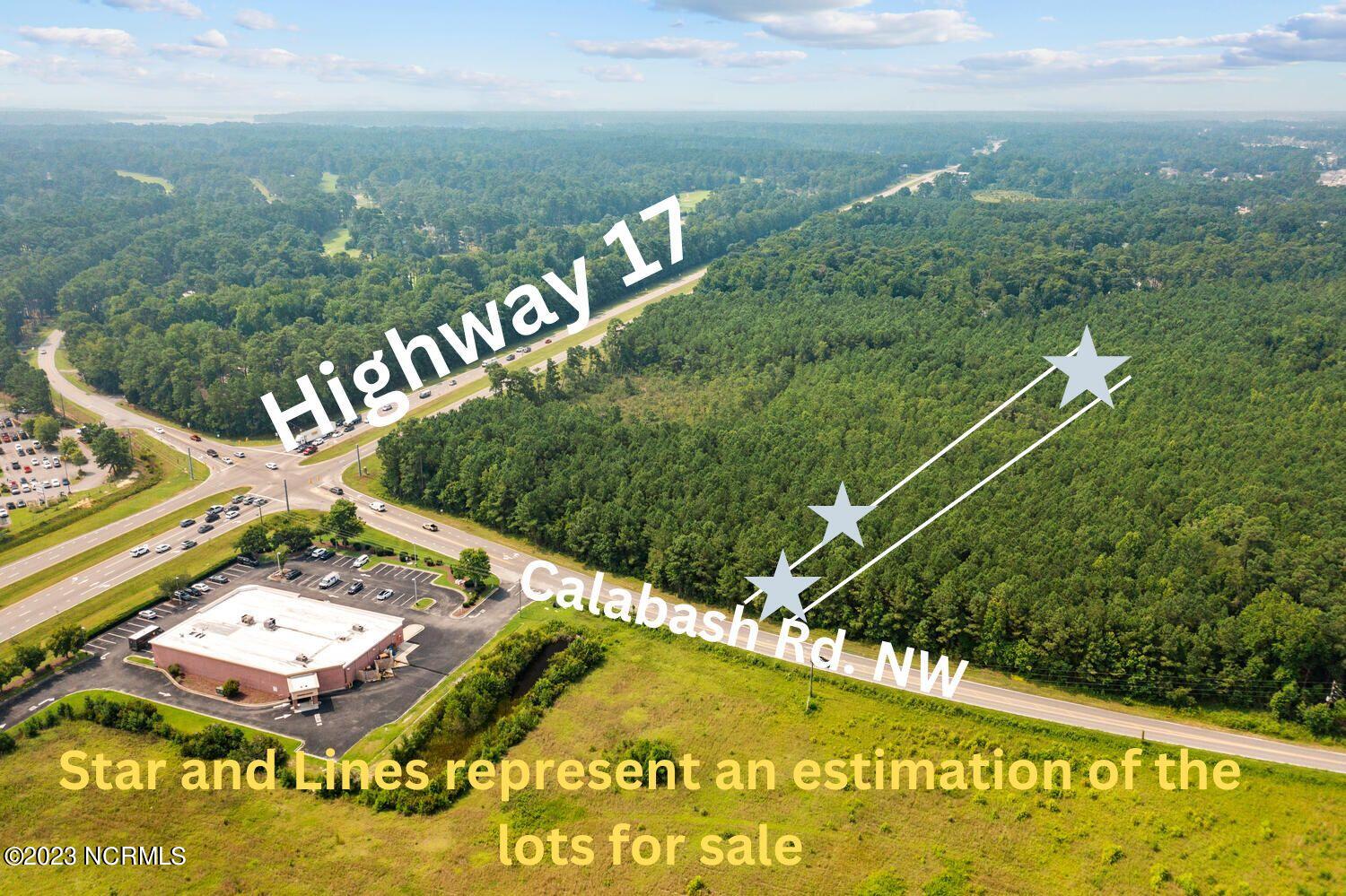 77 Calabash Road Northwest Calabash, NC 28467 - Photo 2 of 9 Aerial View