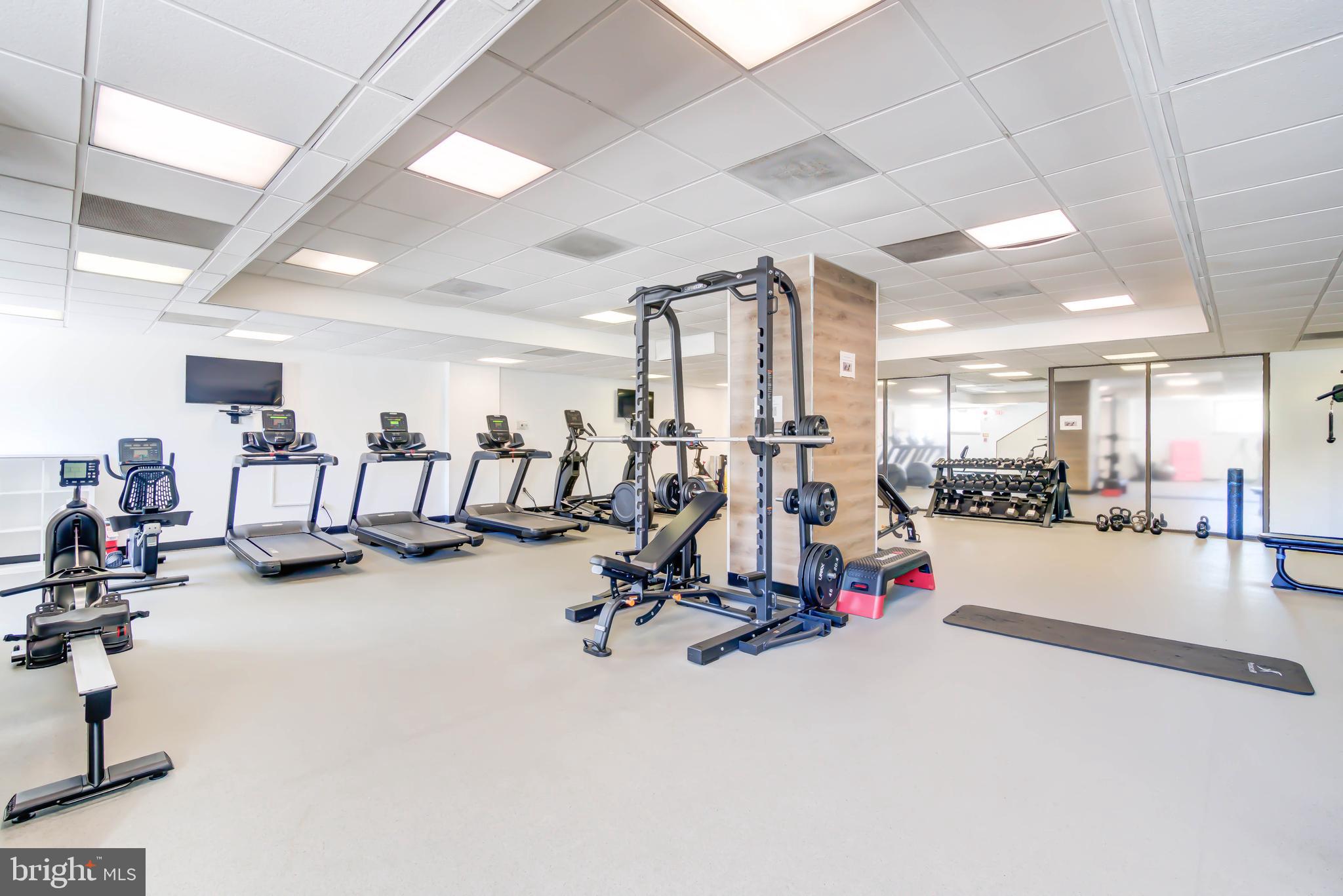 2111 Wisconsin Avenue Northwest, Unit 302 Washington, DC 20007 - Photo 21 of 23 a view of a room with gym equipment
