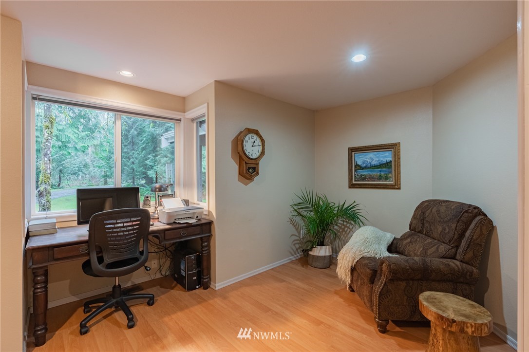 5524 Knight Road Bellingham, WA 98226 - Photo 26 of 34 a view of a workspace with furniture and a window