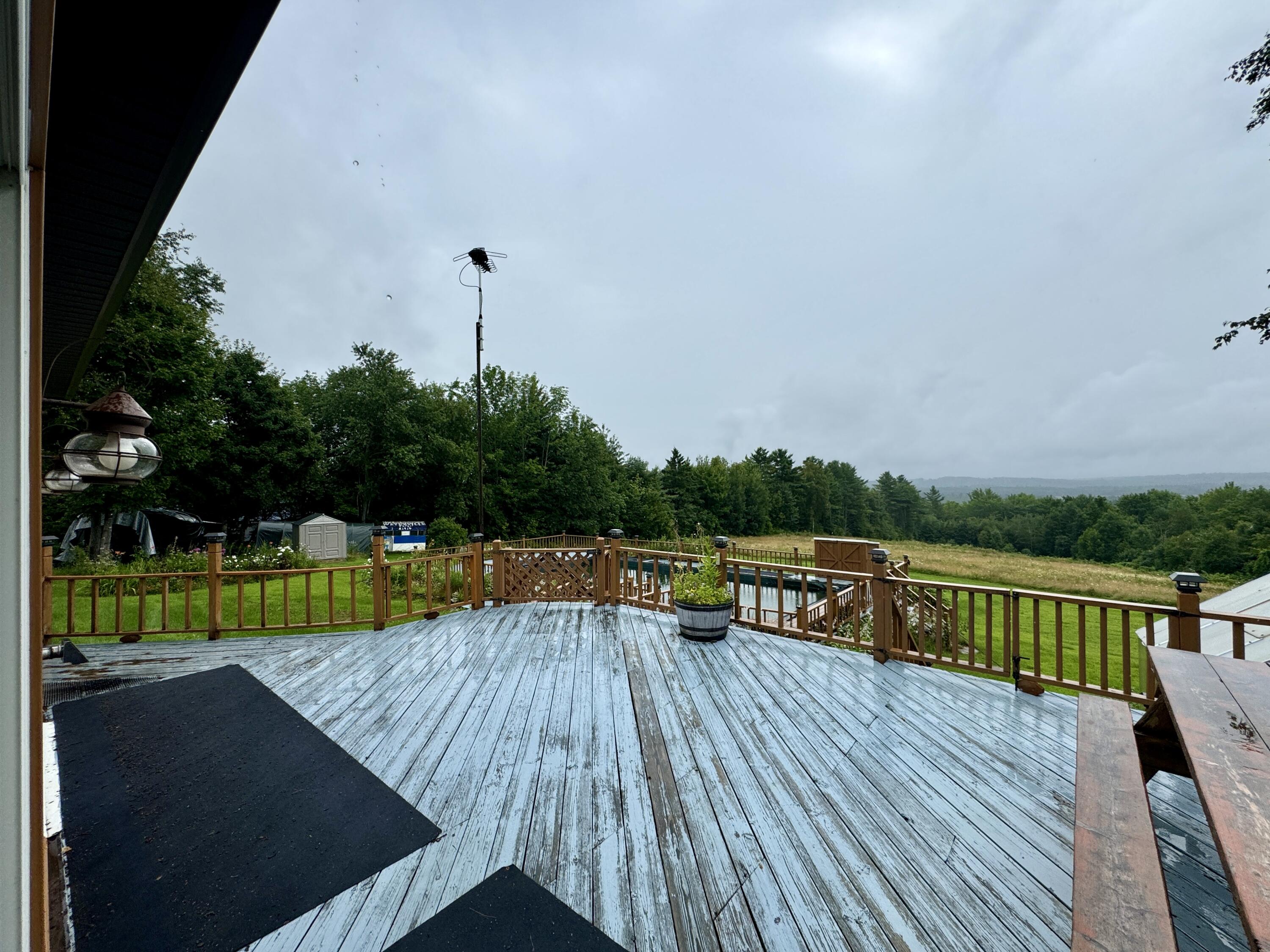 934 Milo Road Sebec, ME 04481 - Photo 42 of 52 Large Deck for Enjoying the View!