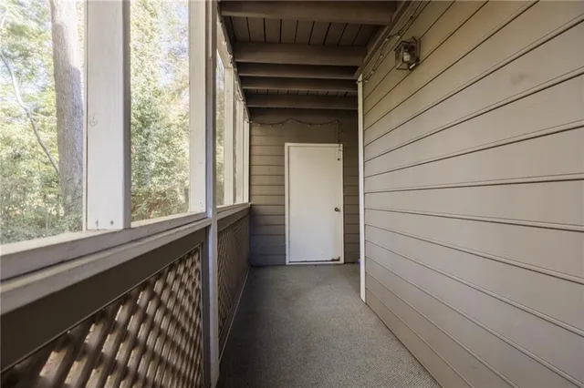 a view of front door