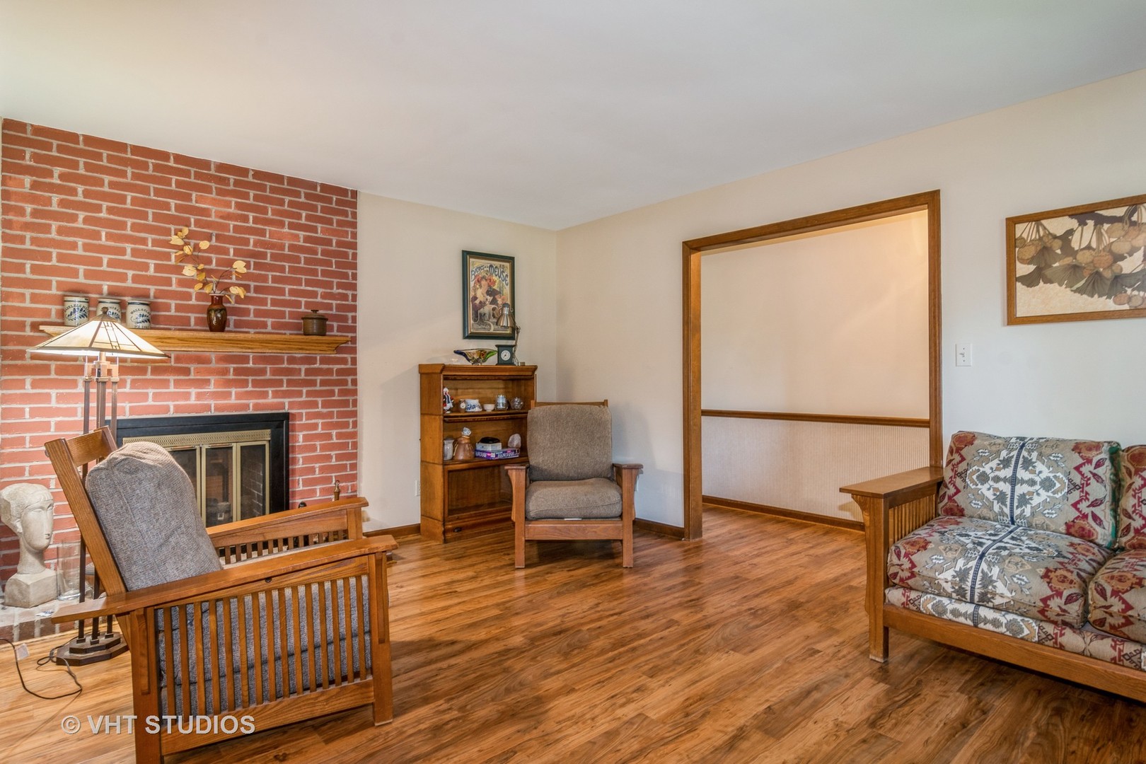 43-w757 Old Midlothian Road Elburn, IL 60119 - Photo 14 of 40 a living room with furniture and a fireplace