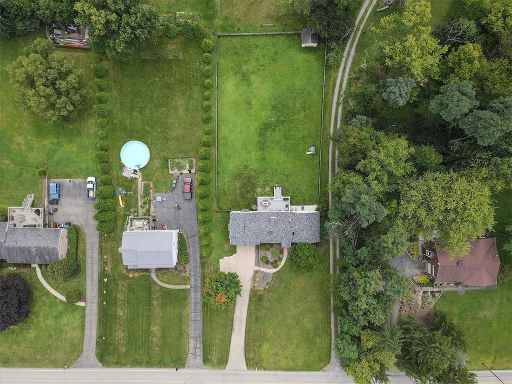 367 Sunset Road Pittsburgh, PA 15237 - Photo 33 of 37 an aerial view of a house with pool yard and outdoor seating