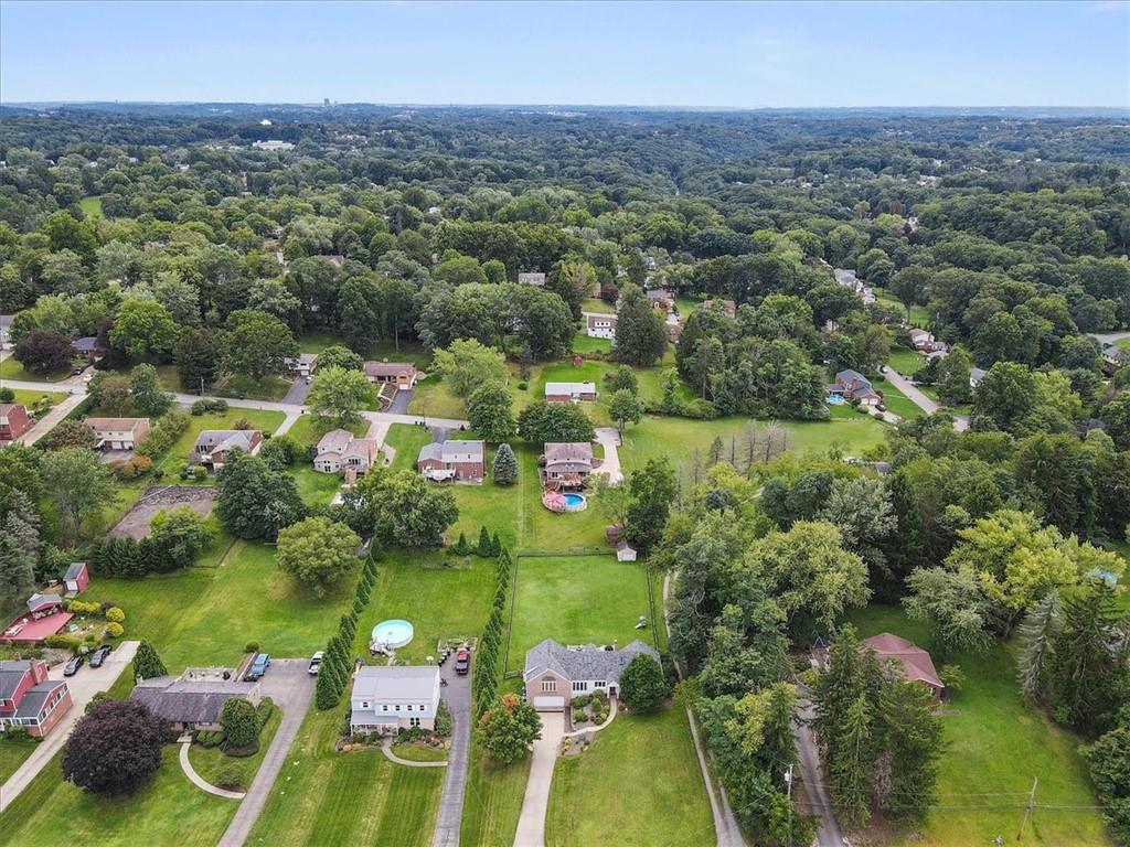 367 Sunset Road Pittsburgh, PA 15237 - Photo 35 of 37 an aerial view of lake residential houses with outdoor space and swimming pool