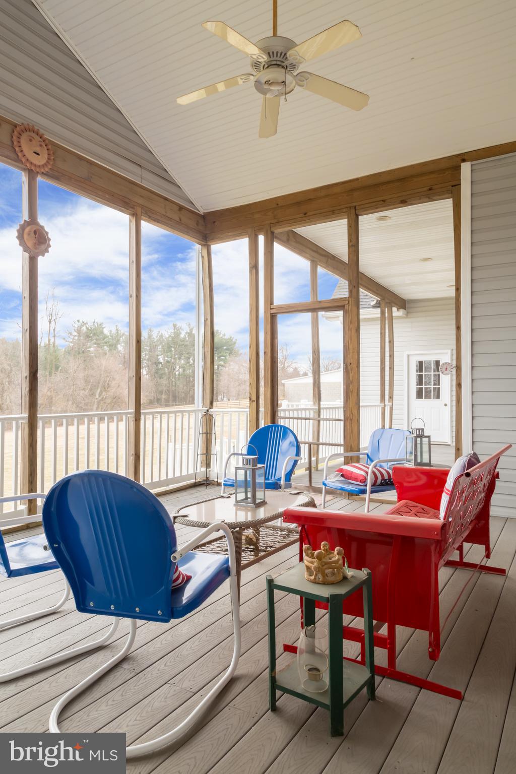 1455 Fairmount Road Hampstead, MD 21074 - Photo 8 of 48 Screened in Porch Overlooking larch back yard