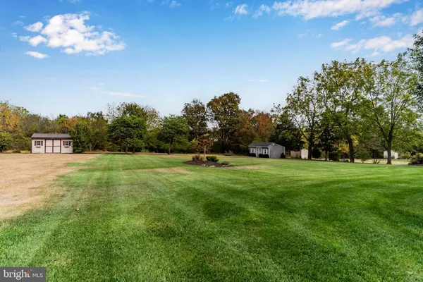 a view of a green field