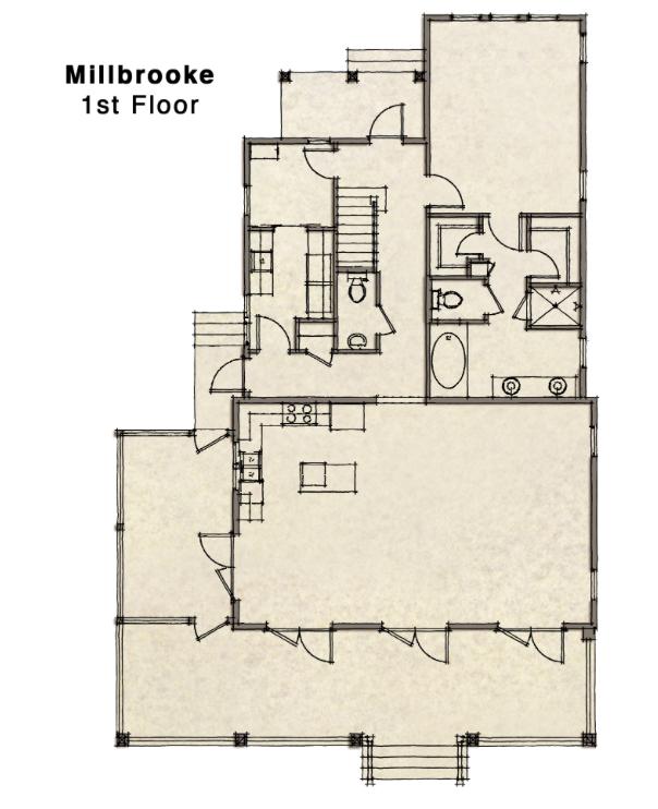 888 Pathways Dr Inlet Beach, Unit LOT 28 Inlet Beach, FL 32461 - Photo 26 of 27 Millbrooke-Floor-Plan-1