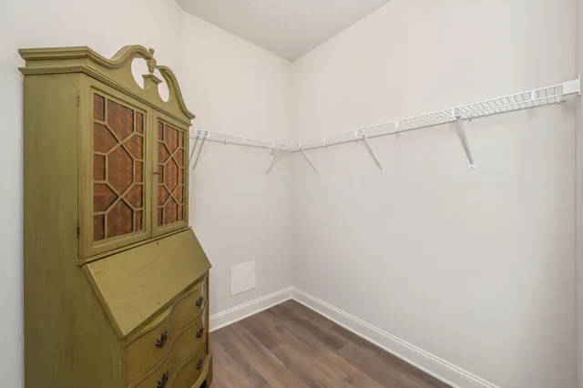 a view of walk in closet