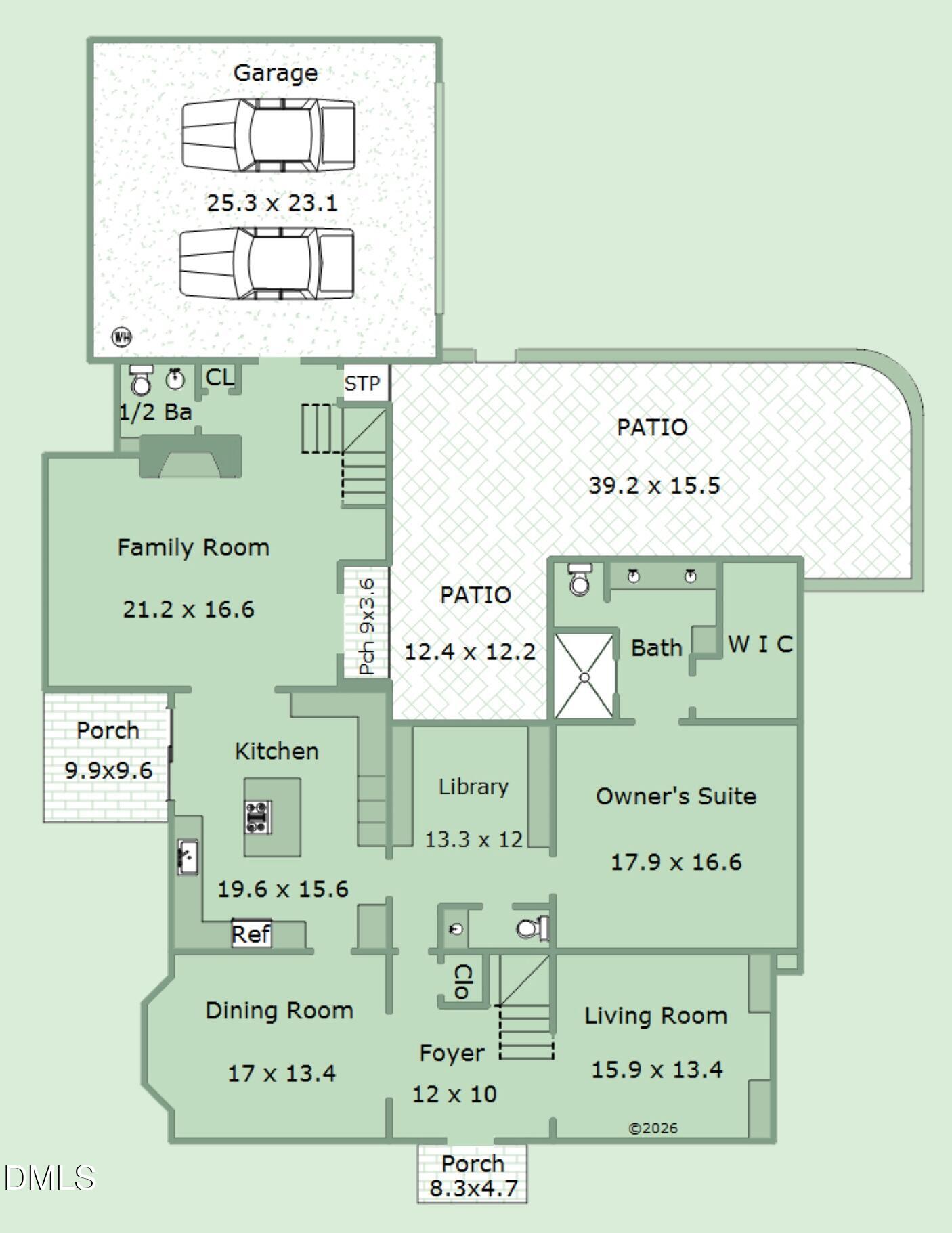 7301 Rainwater Road Raleigh, NC 27615 - Photo 65 of 66 Floorplan-1st-7301 Rainwater Road (Custo