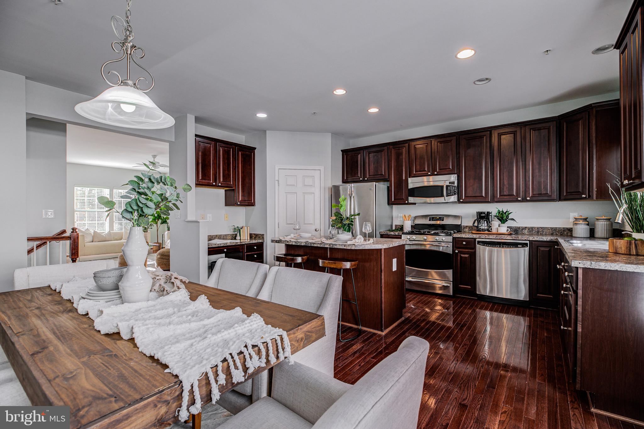 9605 Torino Road, Unit 72 Ellicott City, MD 21042 - Photo 8 of 40 Open Kitchen & Dining