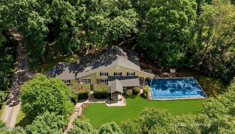441 Cognewaugh Road Cos Cob, CT 06807 - Photo 2 of 23 411 Cognewaugh drone photo