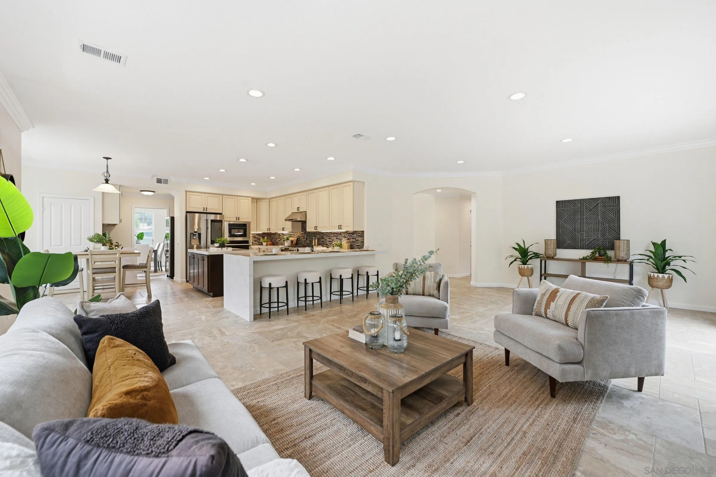 12632 Footman Lane Poway, CA 92064 - Photo 18 of 48 a living room with furniture and a table