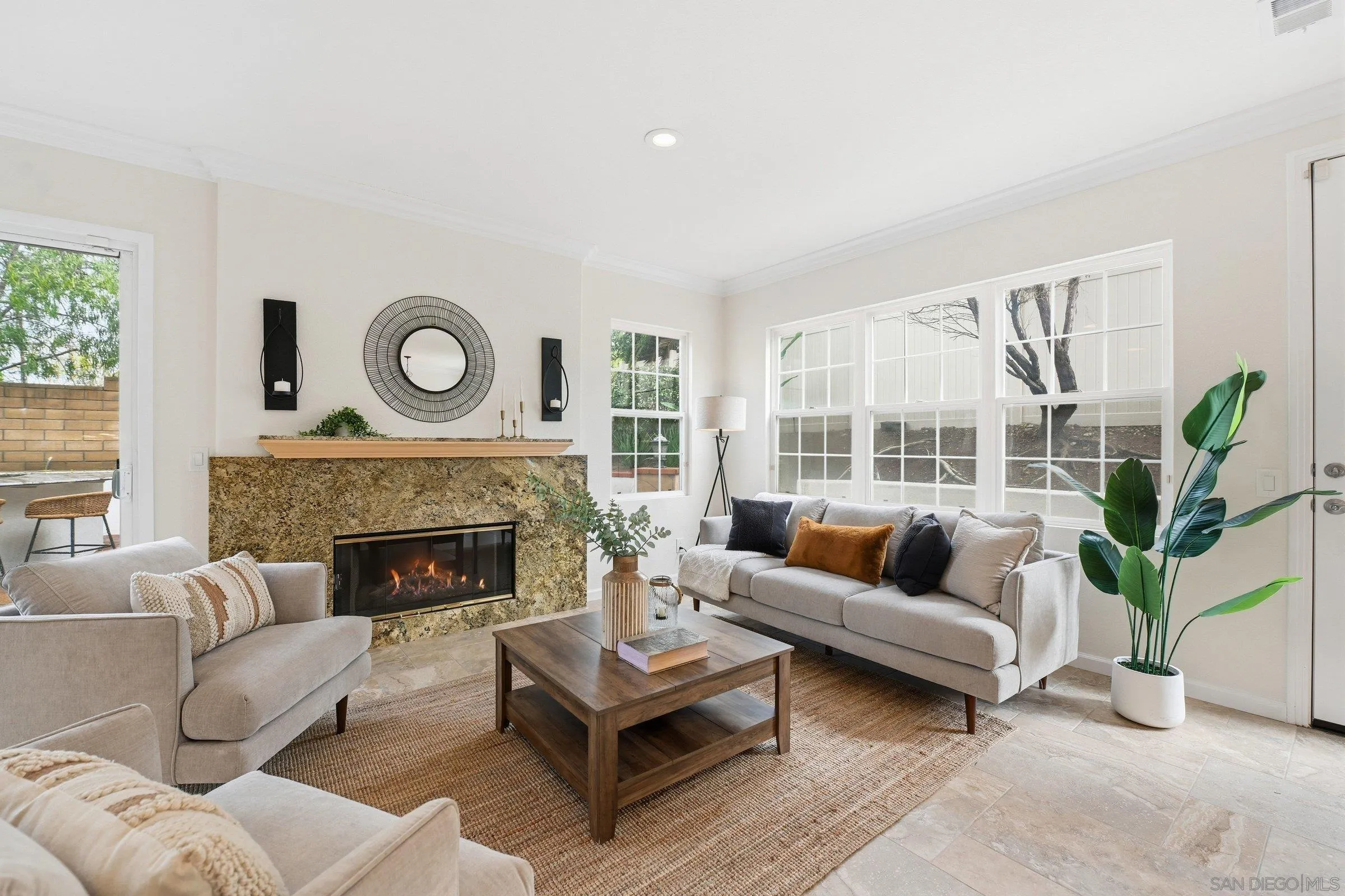 12632 Footman Lane Poway, CA 92064 - Photo 2 of 48 a living room with furniture and a fireplace