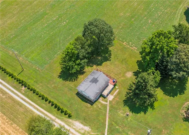 a view of a lake from a outdoor space