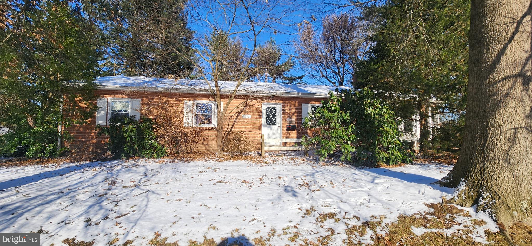 4846 Londonderry Road Harrisburg, PA 17109 - Photo 3 of 51 a view of a house with a snow in the yard