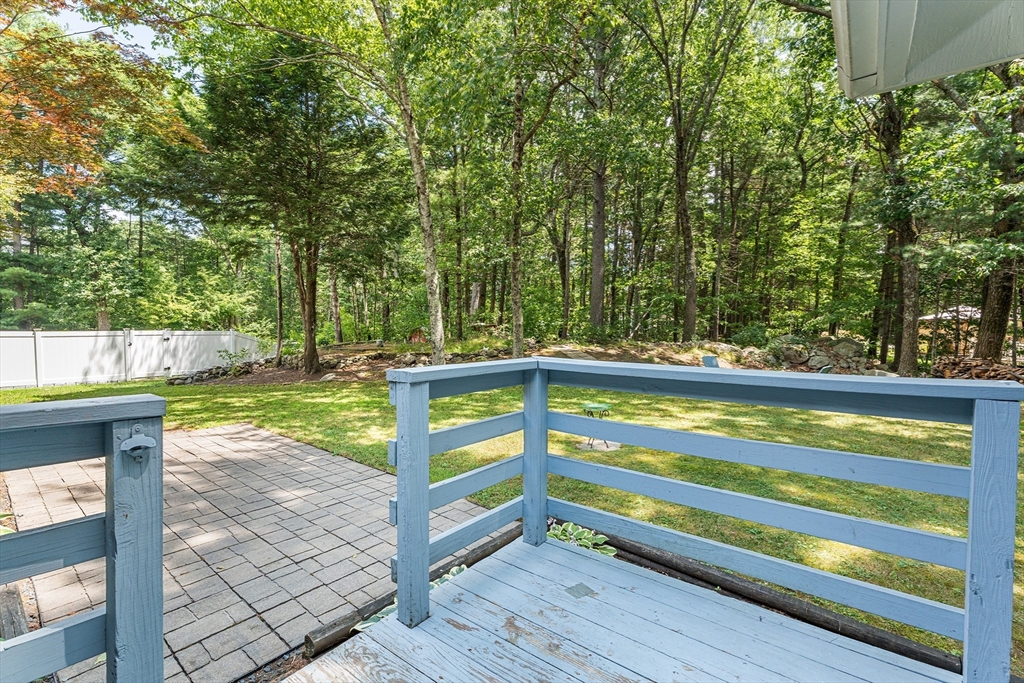 10 Mason Road Holden, MA 01522 - Photo 20 of 27 a view of backyard with deck and trees