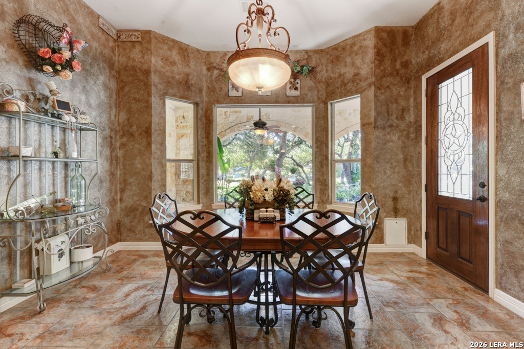 1700 Frontier Spring Branch, TX 78070 - Photo 32 of 74 a view of a dining room with furniture window and outside view
