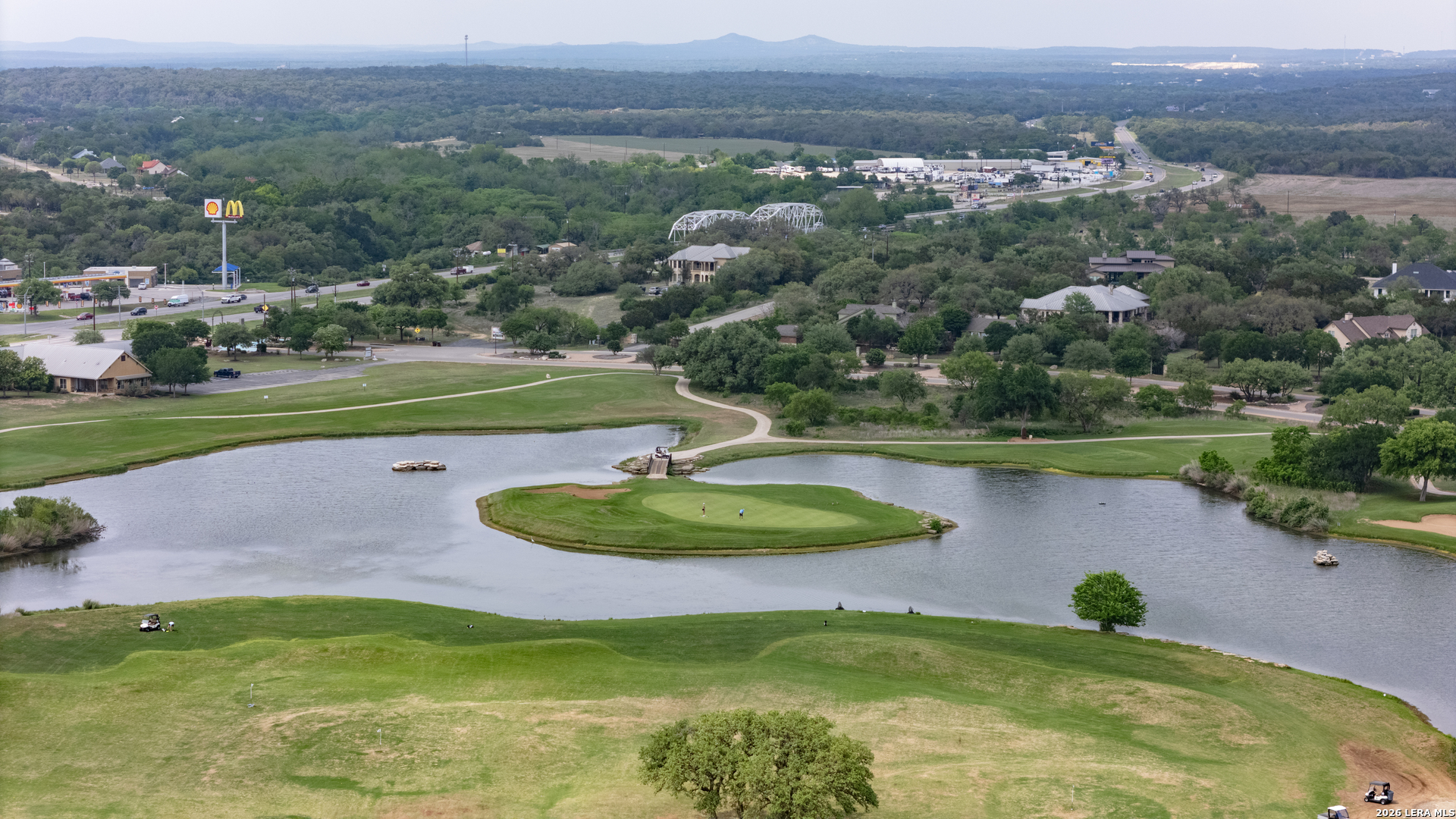 1700 Frontier Spring Branch, TX 78070 - Photo 71 of 74 an aerial view of a house with yard and green space