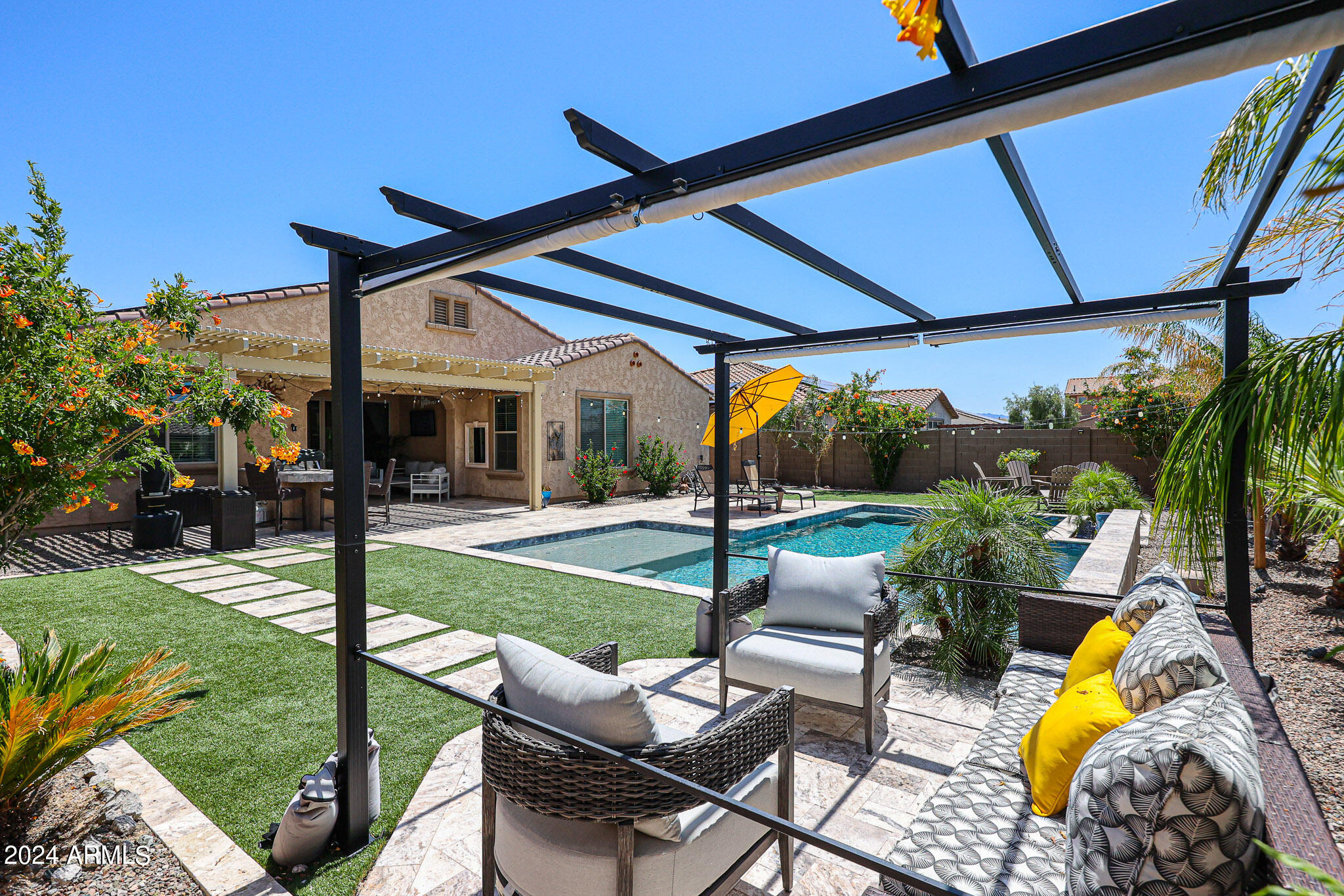 18261 West Tecoma Road Goodyear, AZ 85338 - Photo 43 of 47 Seating/Pergola