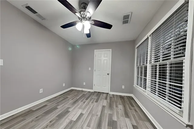 wooden floor in an empty room