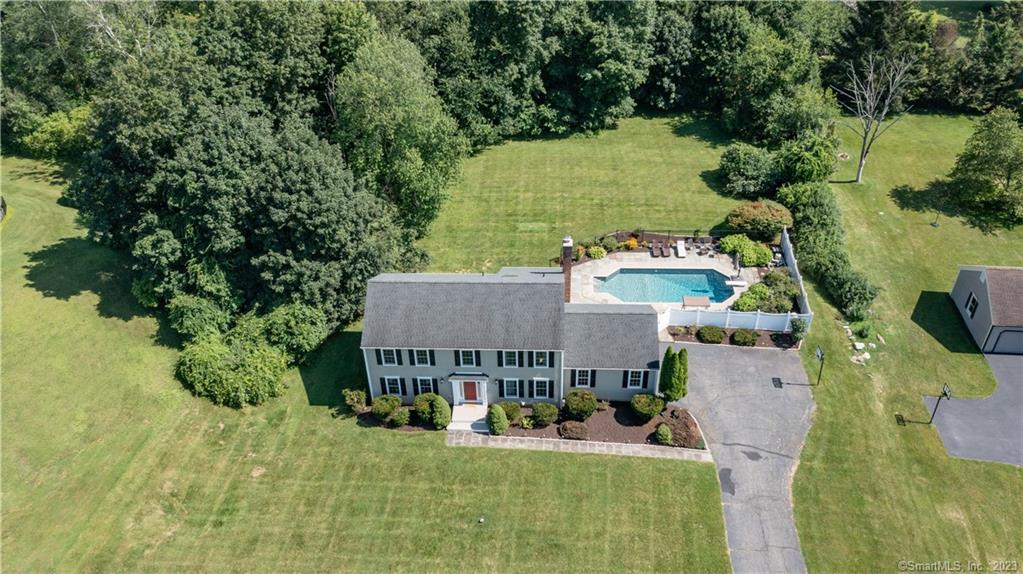 3 Tremont Road Brookfield, CT 06804 - Photo 1 of 1 an aerial view of a house with a yard basket ball court and outdoor seating