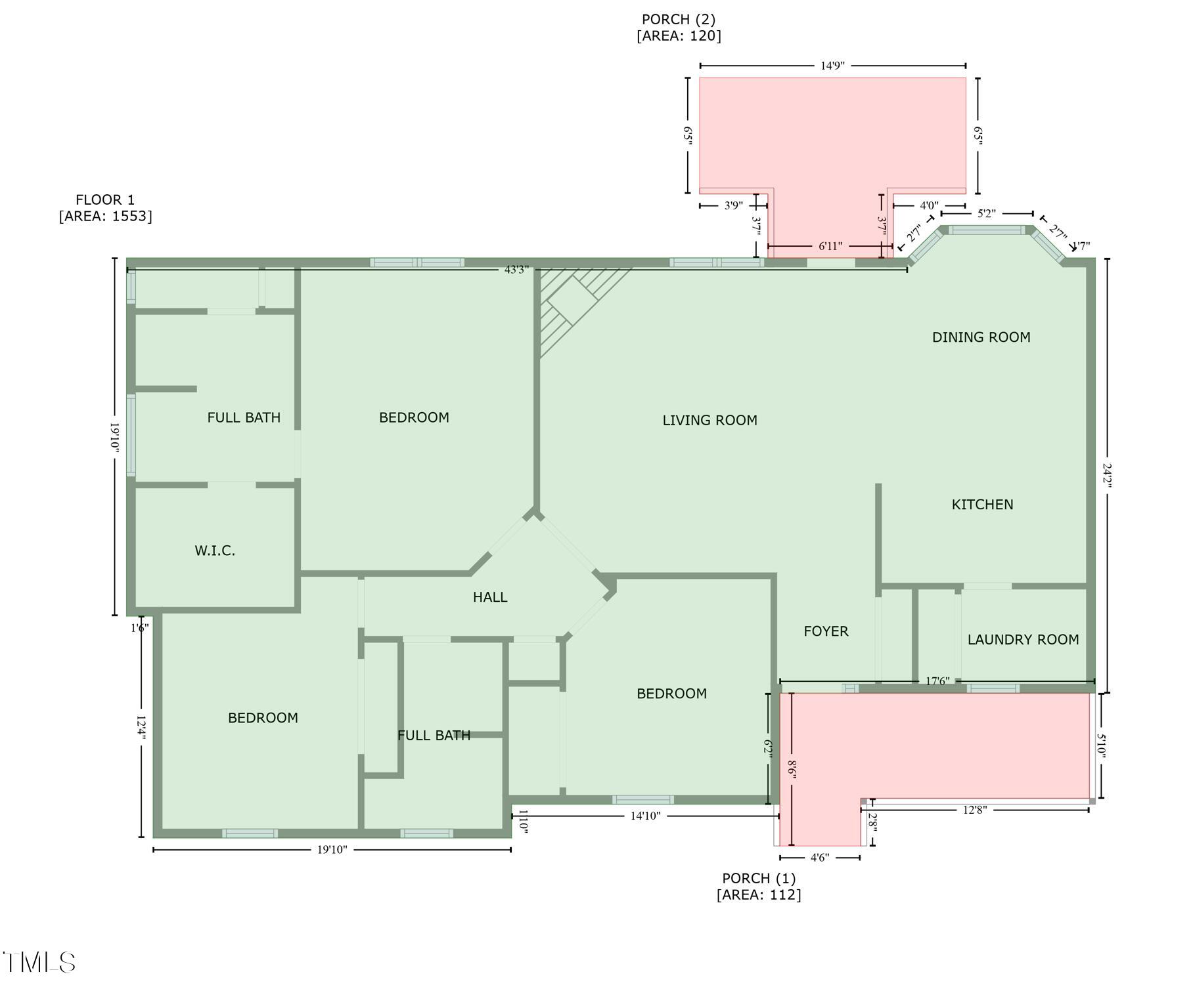 1320 Greenbranch Lane Raleigh, NC 27603 - Photo 29 of 29 Floor Plan II