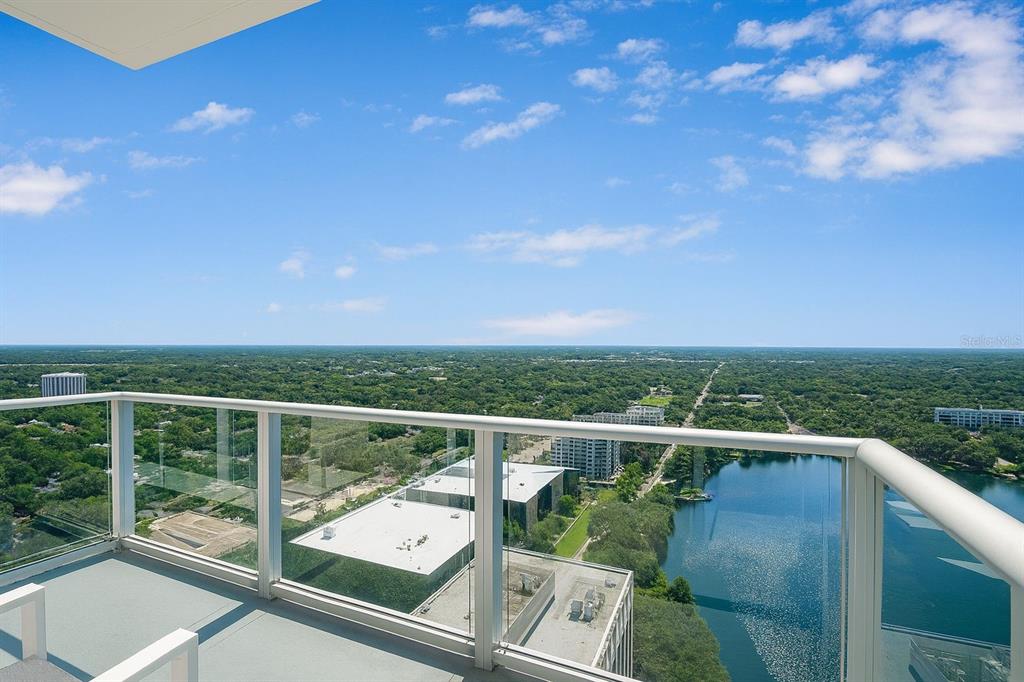 150 East Robinson Street, Unit 29B Orlando, FL 32801 - Photo 12 of 27 a view of a balcony with an ocean view