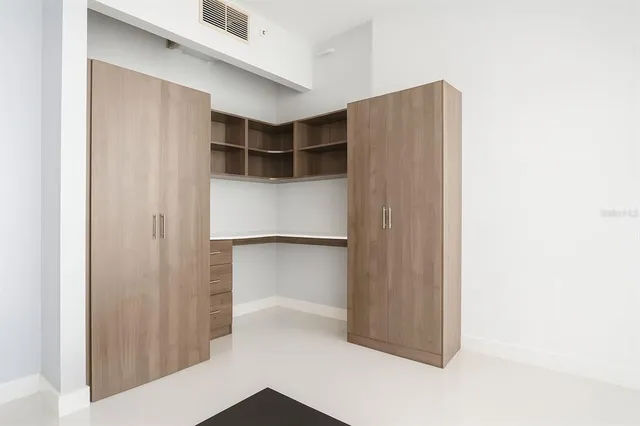 a view of an empty room