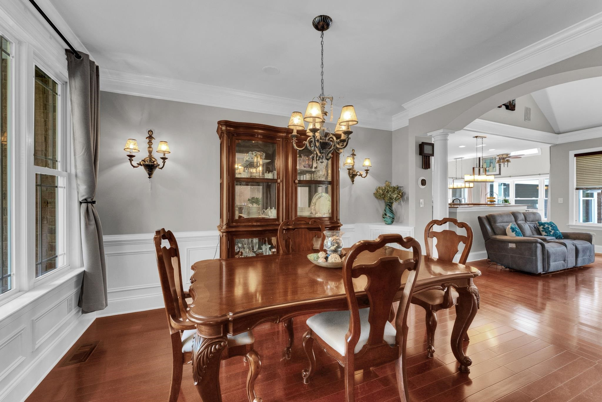 118 Citation Circle Durham, NC 27704 - Photo 20 of 67 a view of a dining room with furniture and wooden floor