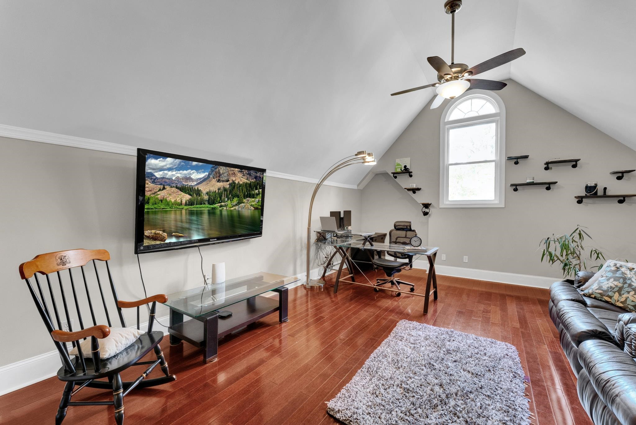 118 Citation Circle Durham, NC 27704 - Photo 32 of 67 a living room with furniture and a flat screen tv