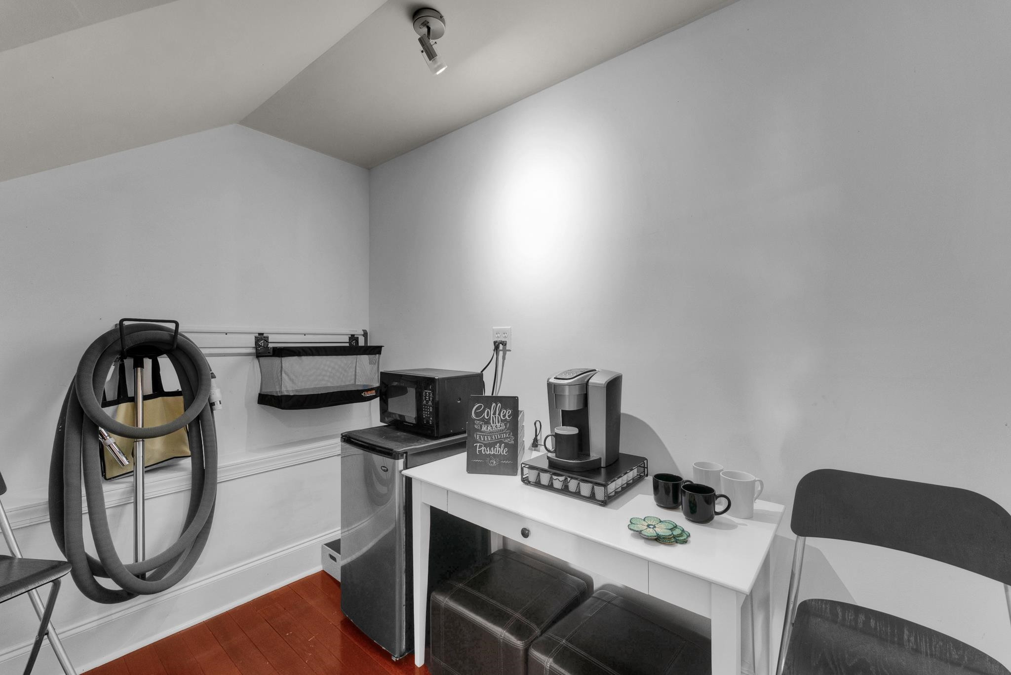 118 Citation Circle Durham, NC 27704 - Photo 37 of 67 a view of workspace with wooden floor workspace