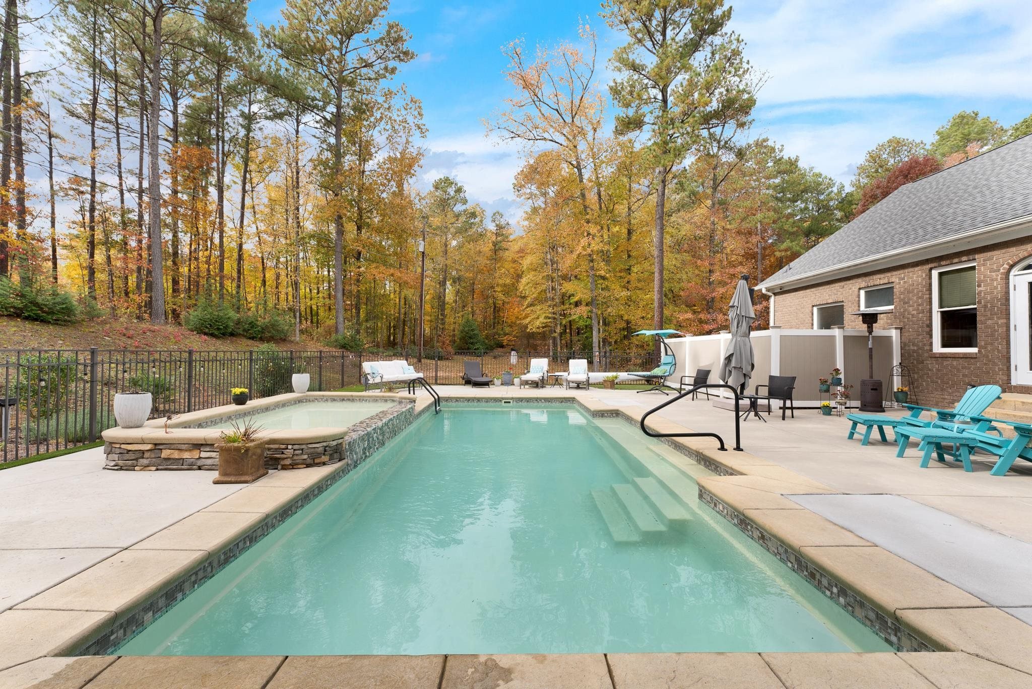 118 Citation Circle Durham, NC 27704 - Photo 44 of 67 a view of a swimming pool with a patio