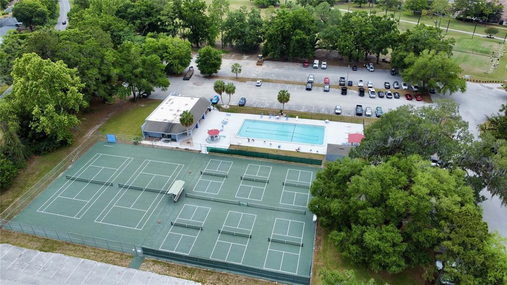 6508 Northwest 109th Place Alachua, FL 32615 - Photo 22 of 24 an aerial view of a house with a yard basket ball court and outdoor seating
