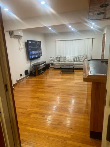 a room with wooden floor