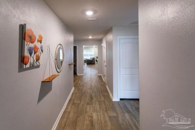 wooden floor in a gallery