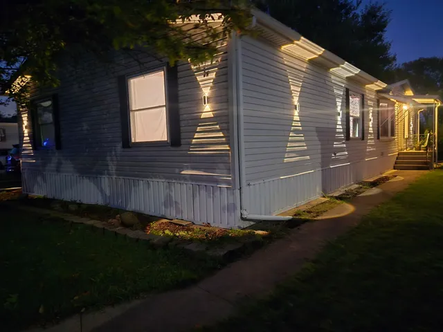 a view of a backyard of the house