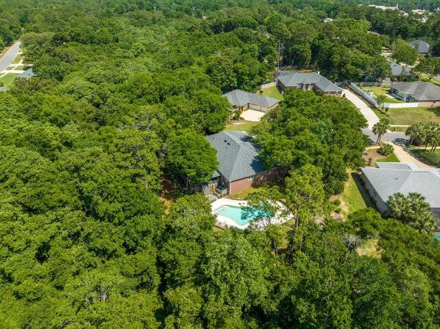 145 Mulry Drive Niceville, FL 32578 - Photo 53 of 58 an aerial view of residential house with outdoor space and trees all around