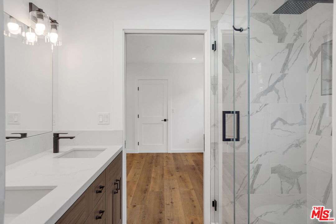 4130 Verdugo View Drive Los Angeles, CA 90065 - Photo 22 of 36 a bathroom with a sink and a mirror