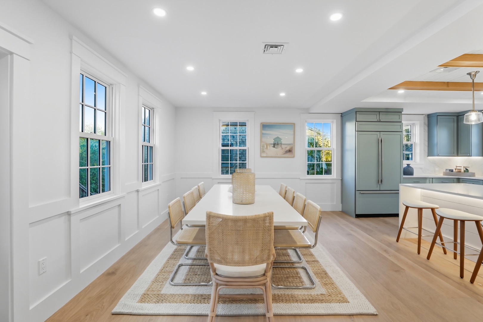 2 Mariner Way Nantucket, MA 02554 - Photo 12 of 34 a view of a dining room with furniture window and wooden floor