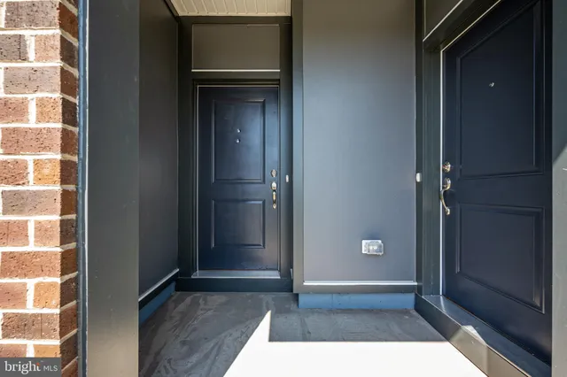 a view of an entrance door of the house