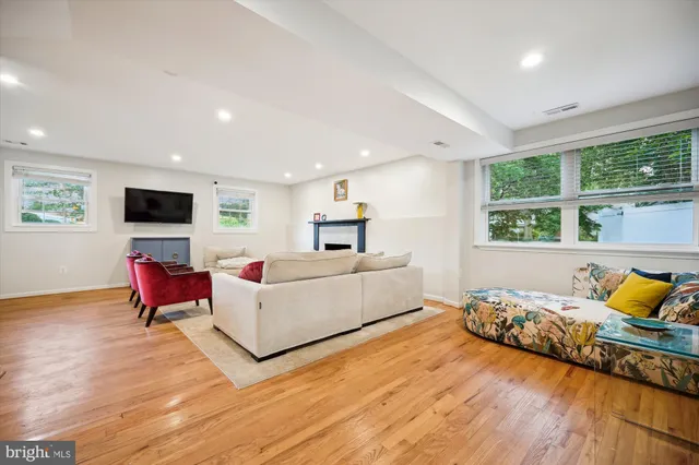 a workspace with furniture and window