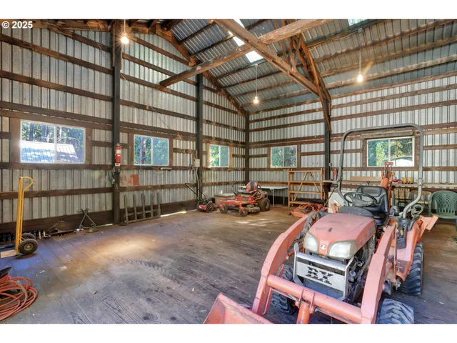 a room with furniture