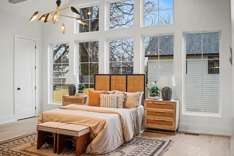 a room with furniture and window