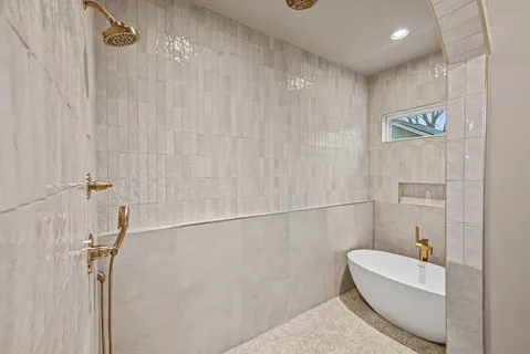 a view of a room with rack on the wall