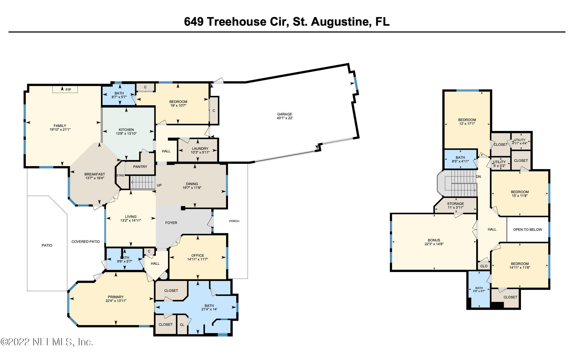 649 Treehouse Circle St. Augustine, FL 32095 - Photo 56 of 71 649+Treehouse+Floor+Plan