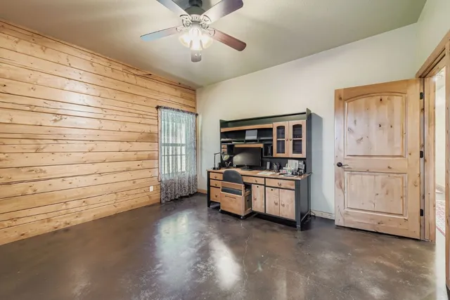 a room with storage and utility