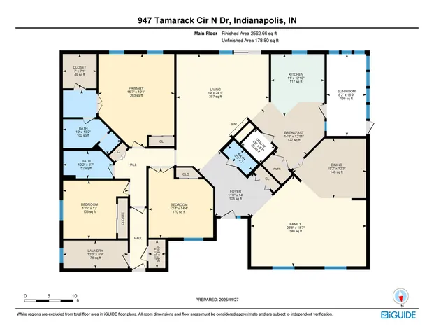$650,000 | 947 Tamarack Cir N Drive, Indianapolis, IN 46260