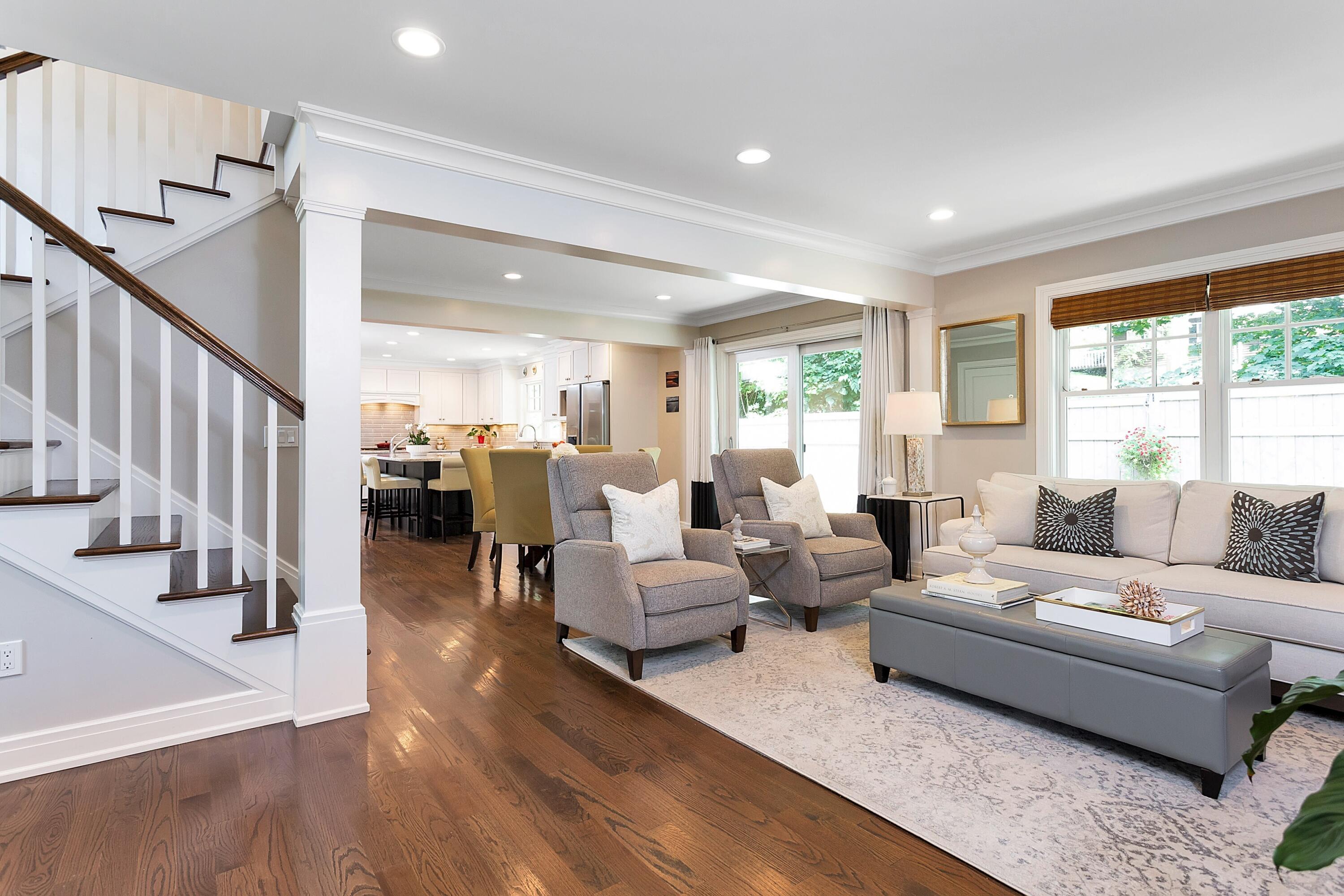 2 Cedar Gate Road Darien, CT 06820 - Photo 4 of 42 a living room with furniture and hard wood flooring